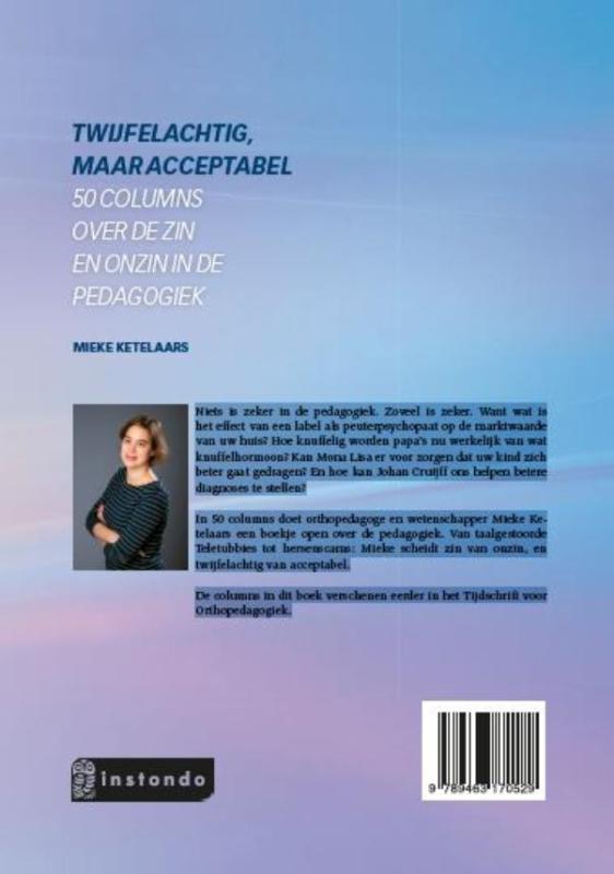 Twijfelachtig, maar acceptabel achterkant