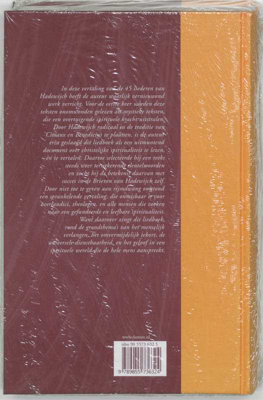 Hadewijch het boek der liederen 1 / 1 achterkant