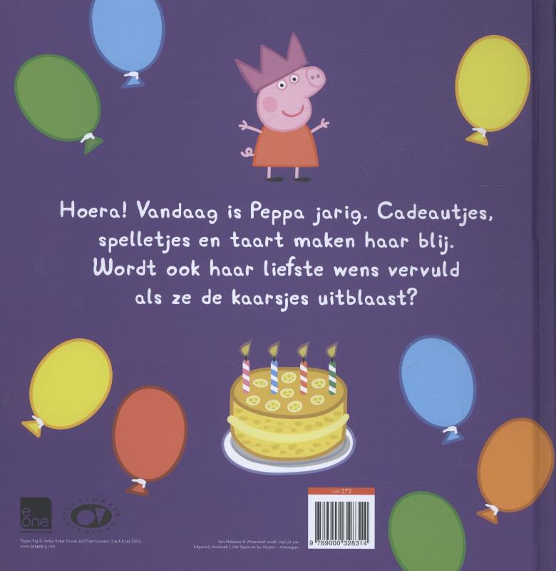 Fijne verjaardag, Peppa! / Peppa Fijne verjaardag, Peppa! / Peppa achterkant
