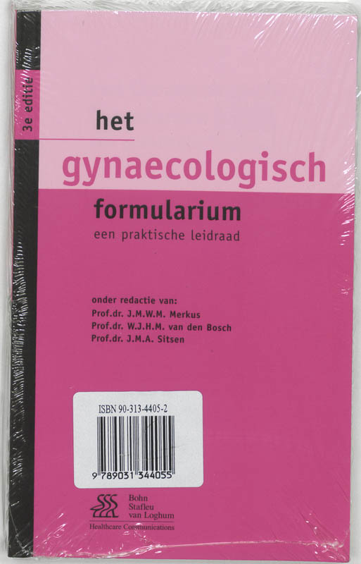 Gynaecologisch Formularium / Formularium