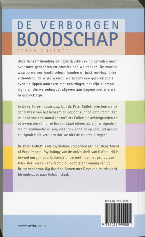 De verborgen boodschap achterkant