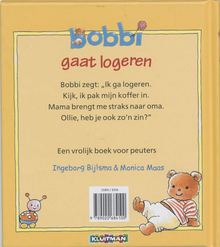 Bobbi gaat logeren achterkant