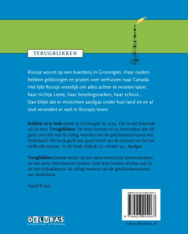 Bubbels in je buik / Aardgas / Terugblikken leesboeken / 49 achterkant