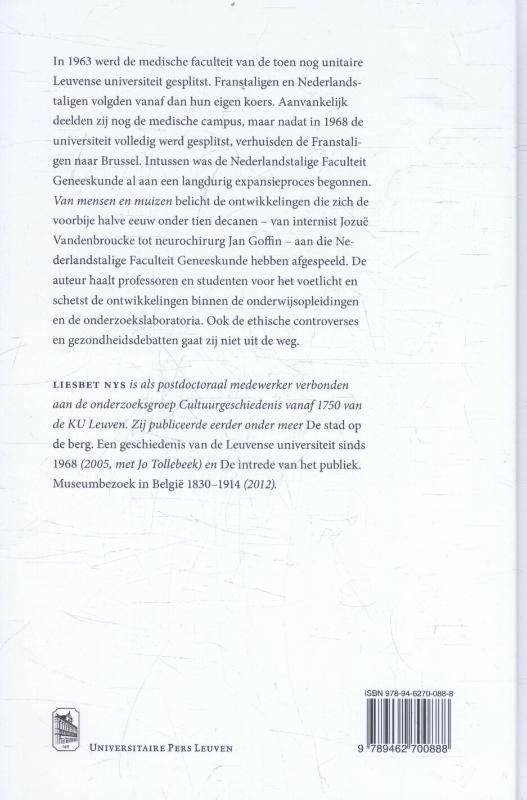 Van mensen en muizen achterkant