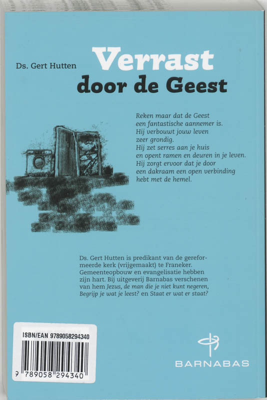 Verrast door de geest achterkant