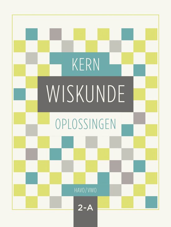 KERN Wiskunde / oplossingenboek havo/vwo 2 deel A