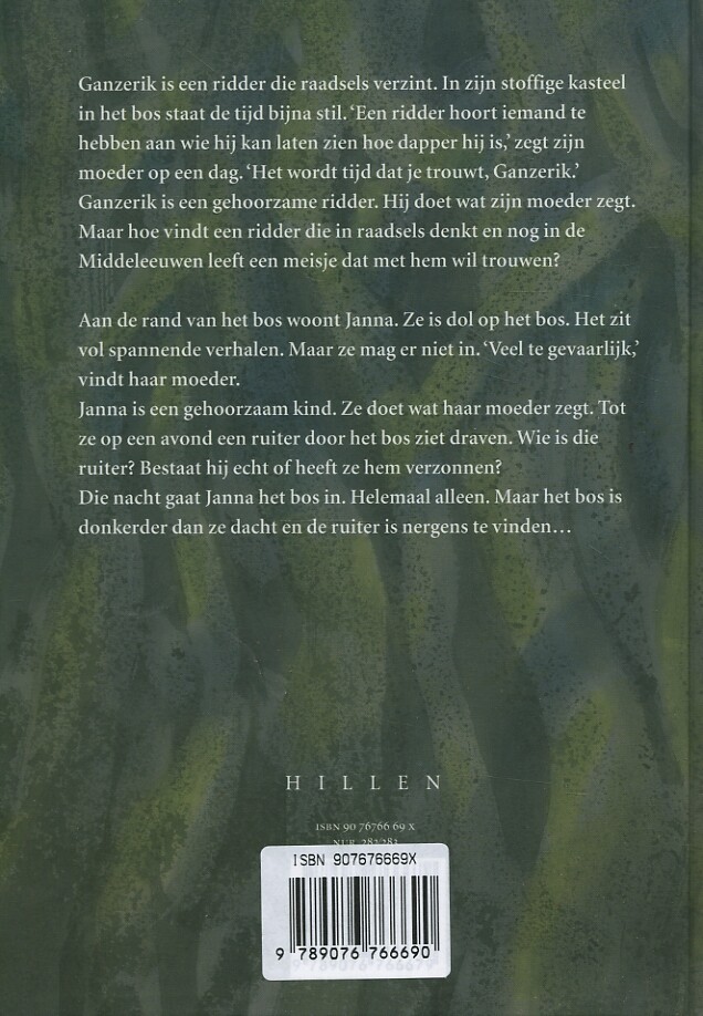 De raadselridder achterkant