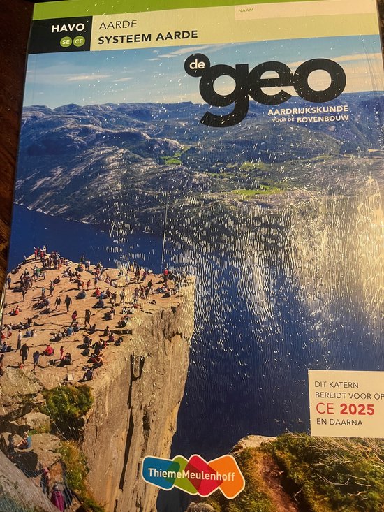 De Geo LRN-line (CE 2025 e.v.) online + boek havo Systeem aarde