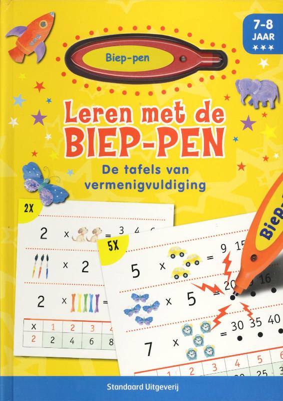 Leren Met Biep-Pen De Tafels Van Vermenigvuldiging