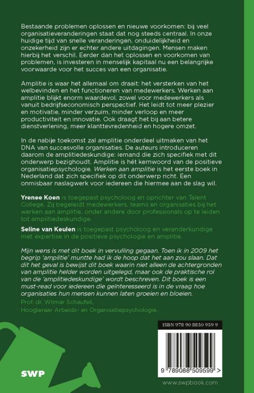 Werken aan amplitie achterkant