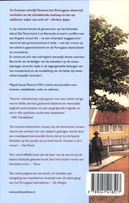 Evenaar achterkant
