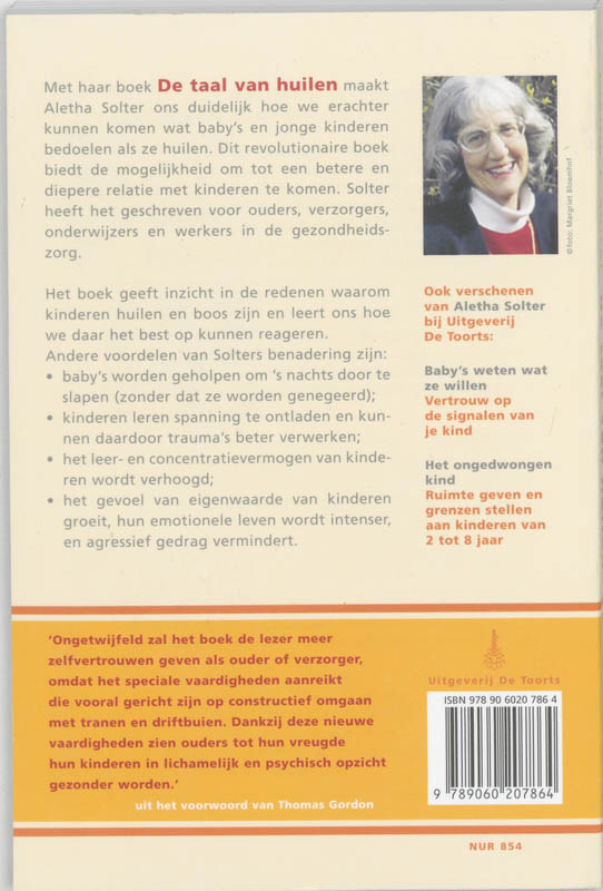 De taal van huilen De taal van huilen achterkant