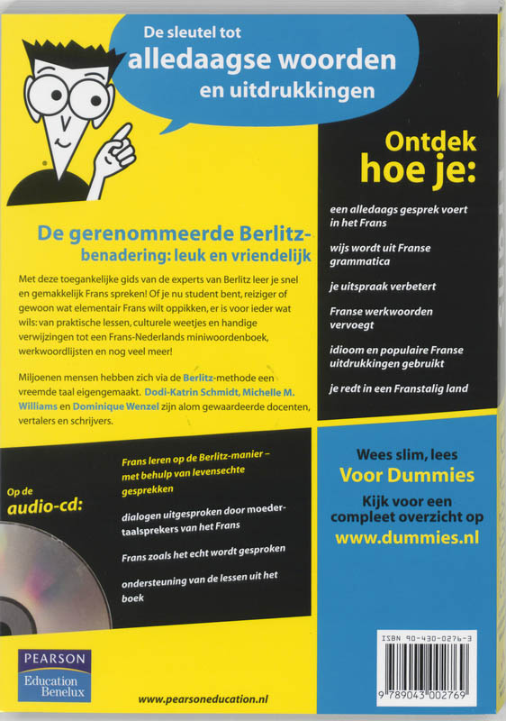 Berlitz Frans voor Dummies / Voor Dummies Berlitz Frans voor Dummies / Voor Dummies achterkant