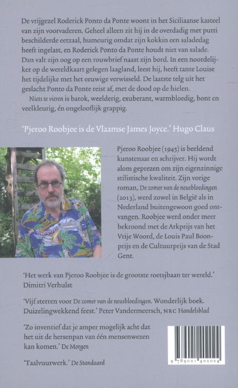 Niets te vieren achterkant
