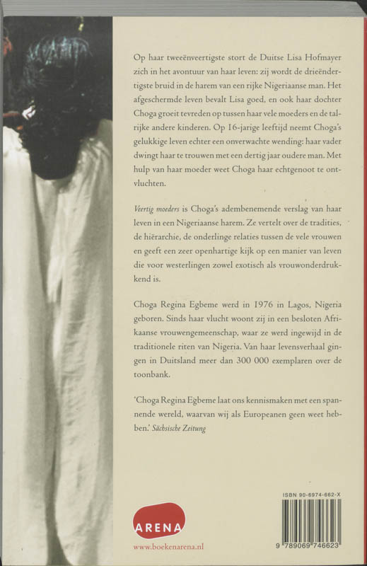 Veertig moeders Veertig moeders achterkant