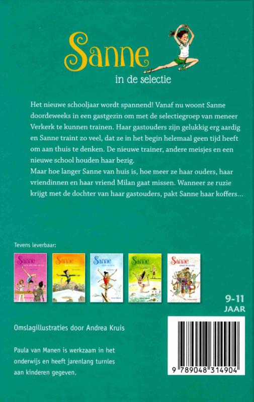 Sanne in de selectie / Sanne achterkant