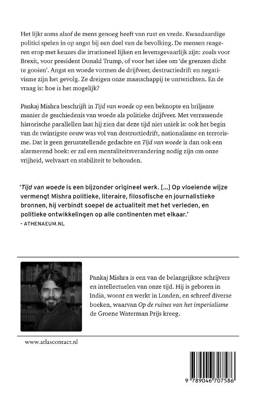 Tijd van woede achterkant