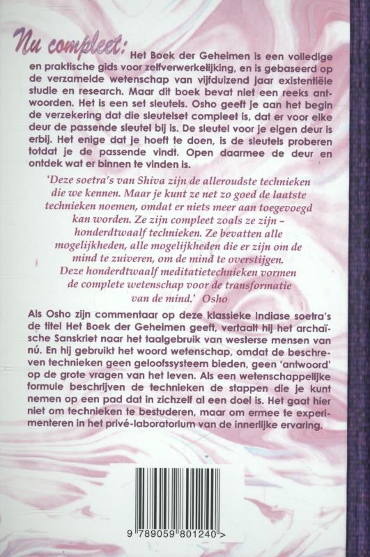 Het boek der geheimen achterkant