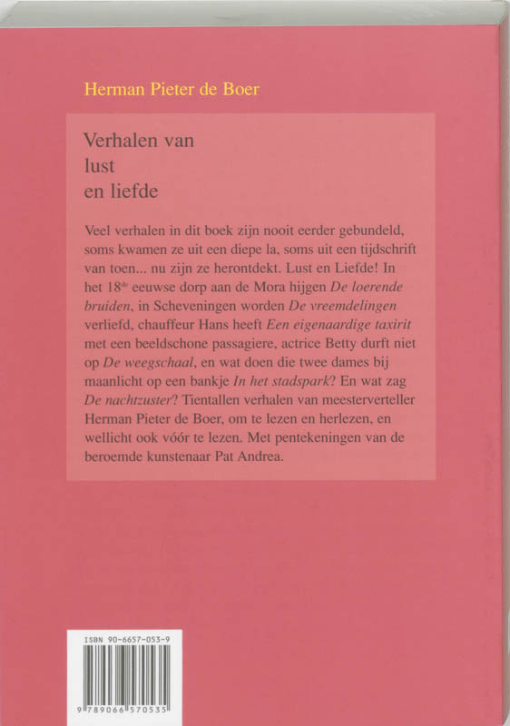 Verhalen Van Lust En Liefde achterkant