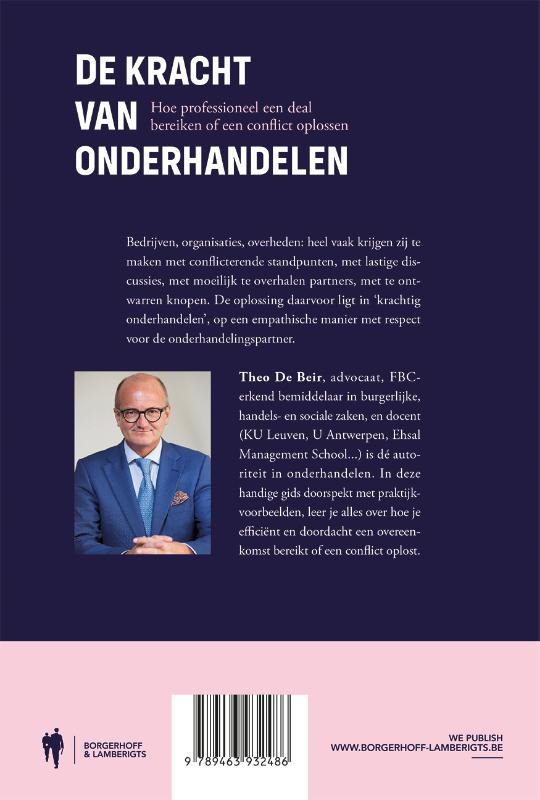 De kracht van onderhandelen achterkant