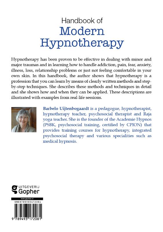 Handbook of Modern Hypnotherapy achterkant