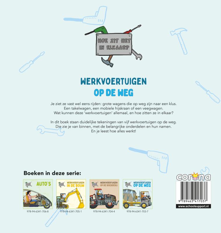 Werkvoertuigen op de weg / Hoe zit het in elkaar? achterkant