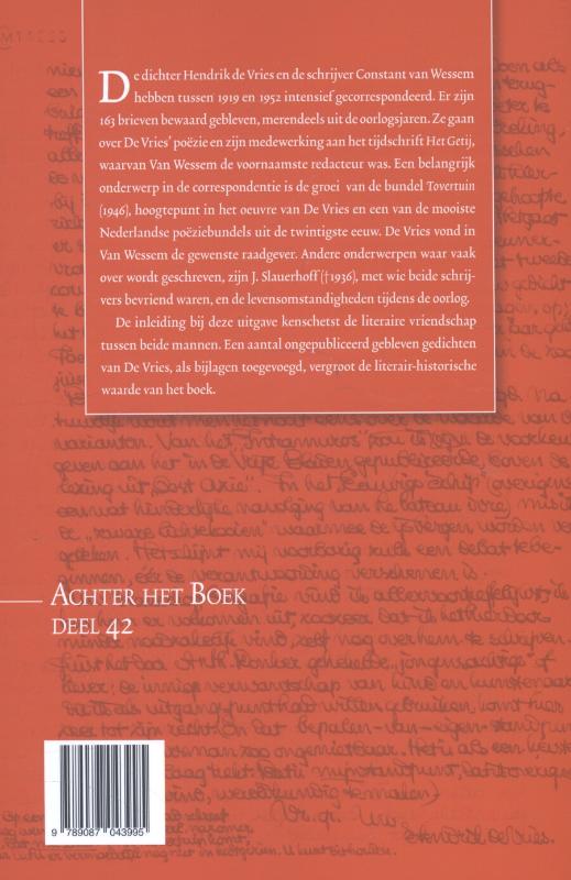 Brieven 1919-1952 / Achter het Boek / 42 achterkant