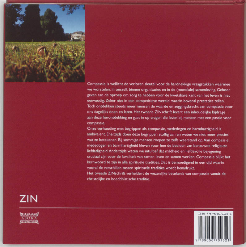 Passie voor compassie Passie voor compassie achterkant