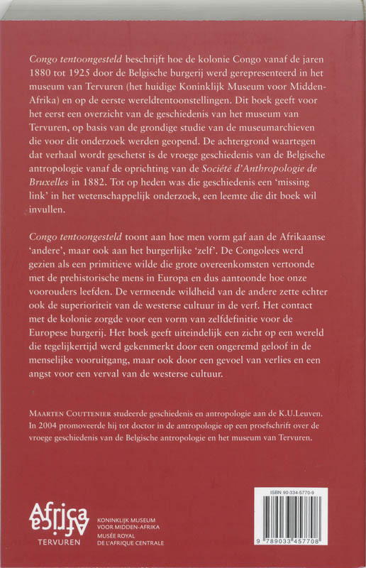 Congo Tentoongesteld achterkant