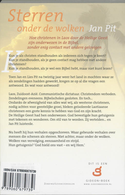 Sterren onder de wolken Sterren onder de wolken achterkant