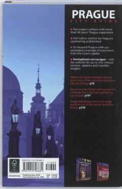 Lonely Planet city guides Prague / Lonely Planet City Guide achterkant