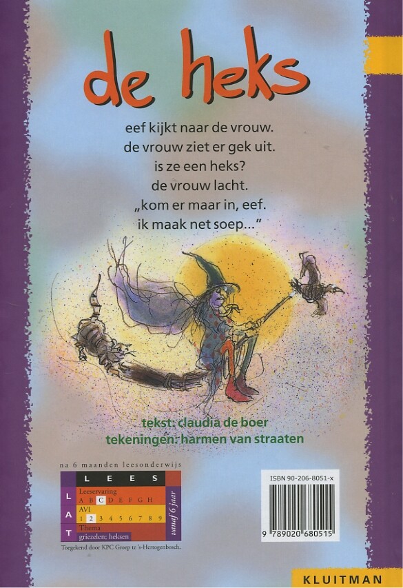 De heks / Klavertje een-serie achterkant