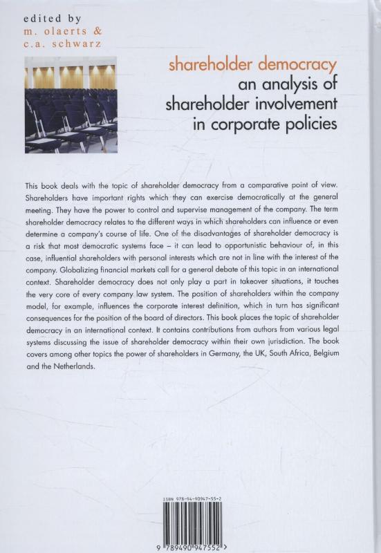 Shareholder democracy achterkant