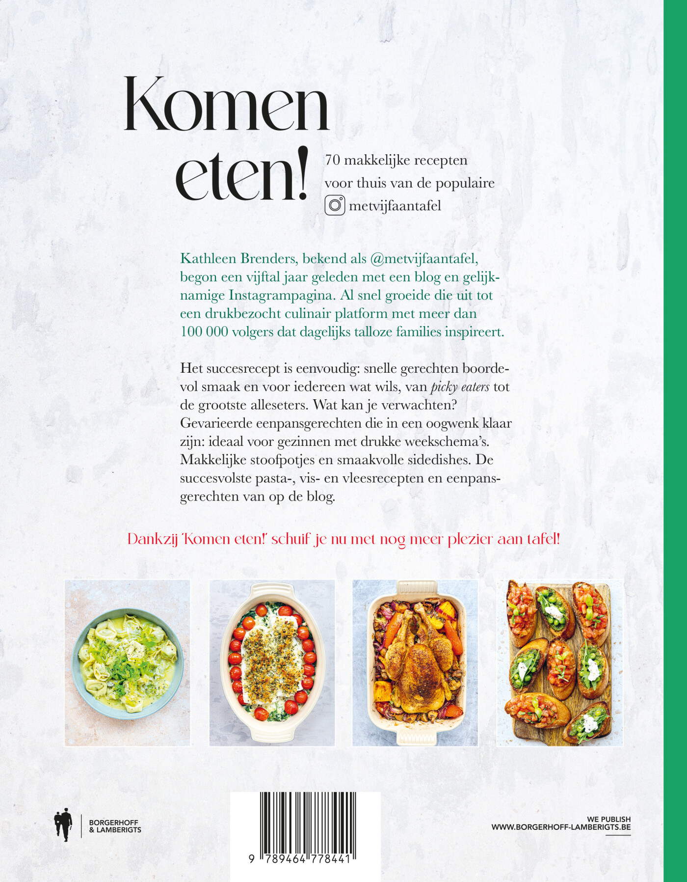 Komen eten! achterkant