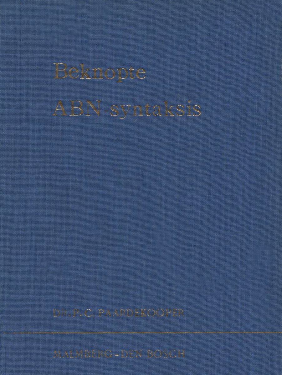 Beknopte abn syntaxis