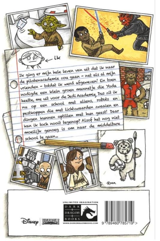 Jedi Academy / 1 / Star Wars achterkant