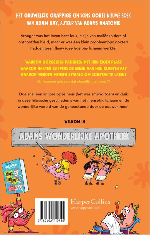 Adams wonderlijke apotheek achterkant