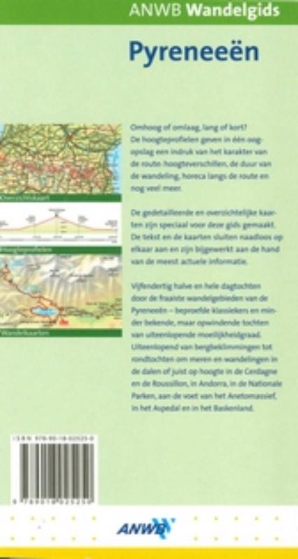 Pyreneeën / ANWB wandelgids achterkant