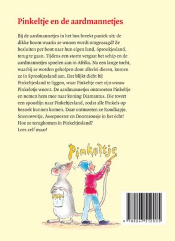 Pinkeltje en de aardmannetjes / Pinkeltje / 16 achterkant