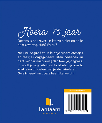 Hoera, 70 jaar achterkant