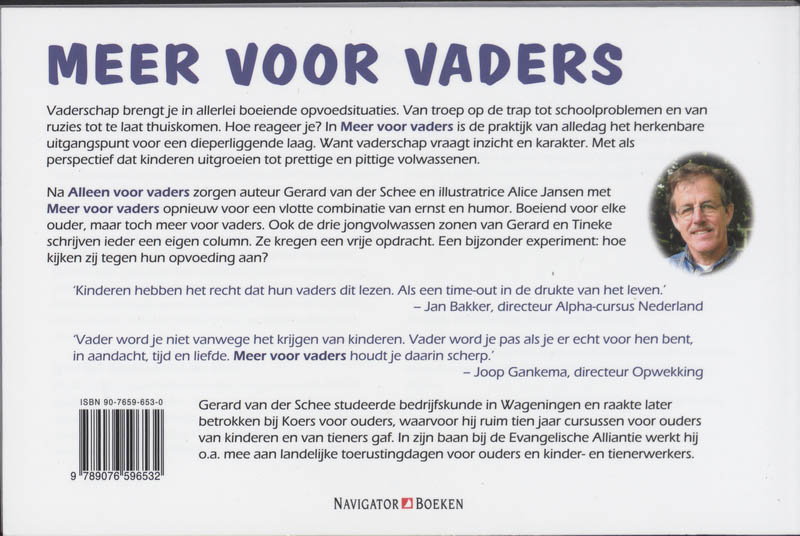 Meer Voor Vaders achterkant