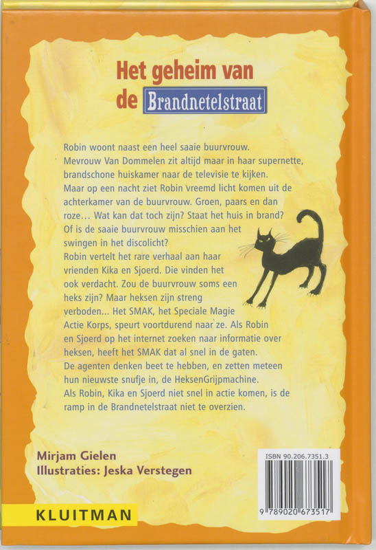 De Brandnetelstraat. Het geheim van de Brandnetelstraat achterkant