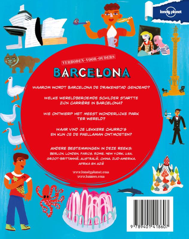 Barcelona / Lonely planet - verboden voor ouders achterkant