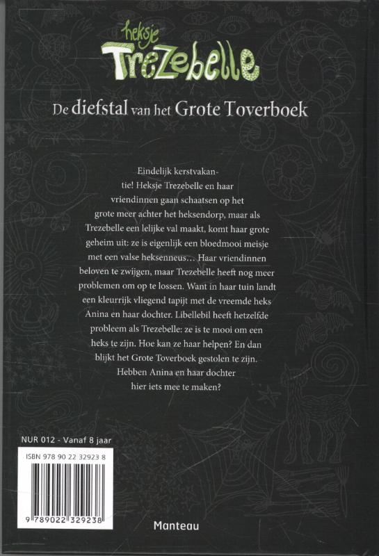 De diefstal van het grote toverboek / Heksje Trezebelle achterkant