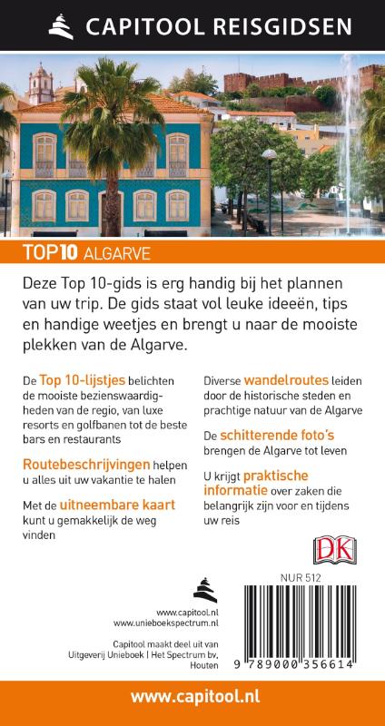 Algarve / Capitool Reisgidsen Top 10 achterkant