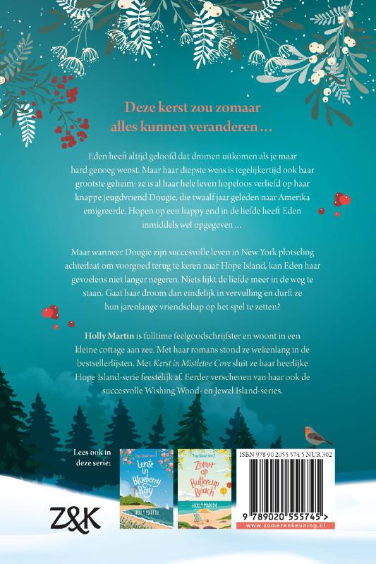 Kerst in Mistletoe Cove / Hope Island / 3 achterkant