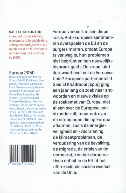 Europa achterkant