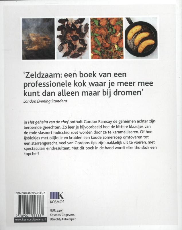 Het geheim van de chef Het geheim van de chef achterkant