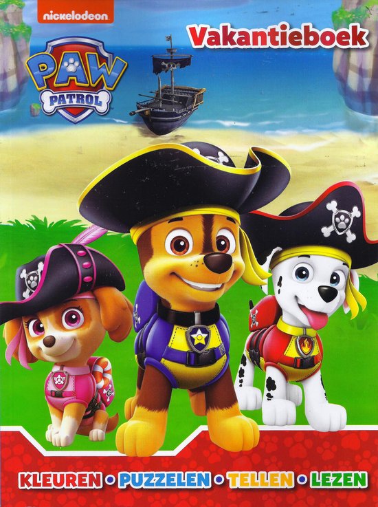 Nickelodeon PAW PATROL Vakantieboek Kleuren - Puzzelen - Tellen - Lezen Supergaaf!