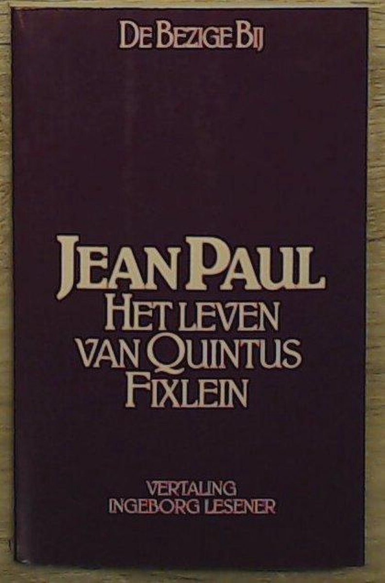 Paul Het Leven Van Quintus Fixlein thumbnail